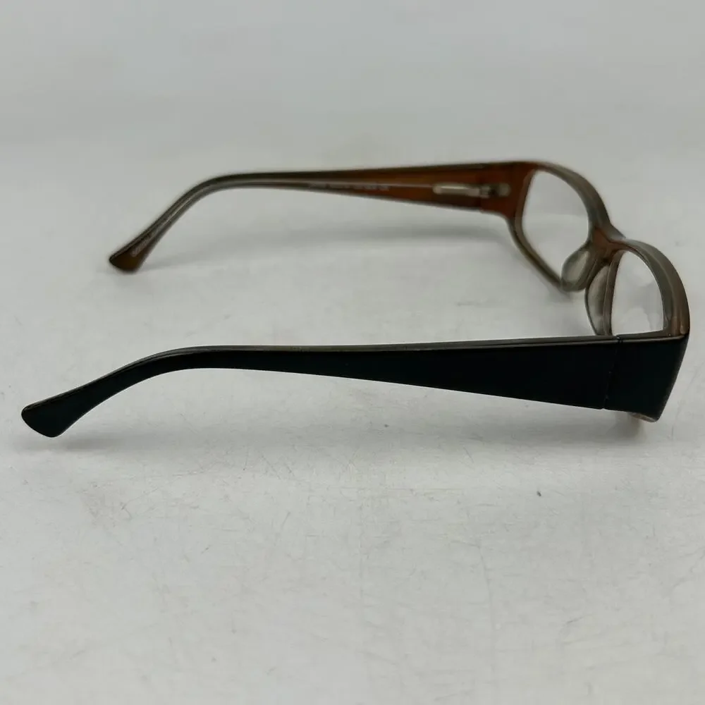 Lantis Optical L6002 Eyeglasses Frame Unisex Kids‎ Black Brown Plastic 52-14-130